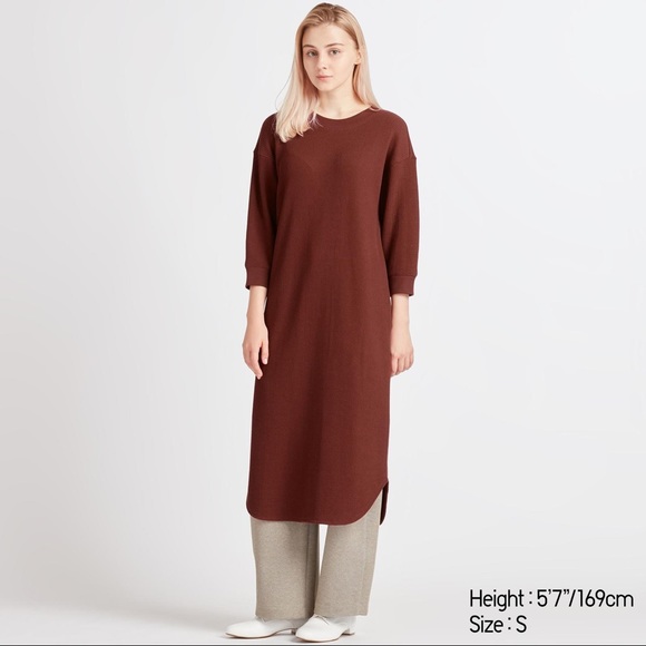 uniqlo waffle dress
